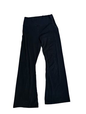 aerie Offline High-Waist Black Flare Yoga Pants